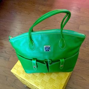 Large green Dooley & Bourke tote